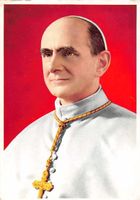 2 Portätkarten von PAPST PAUL VI