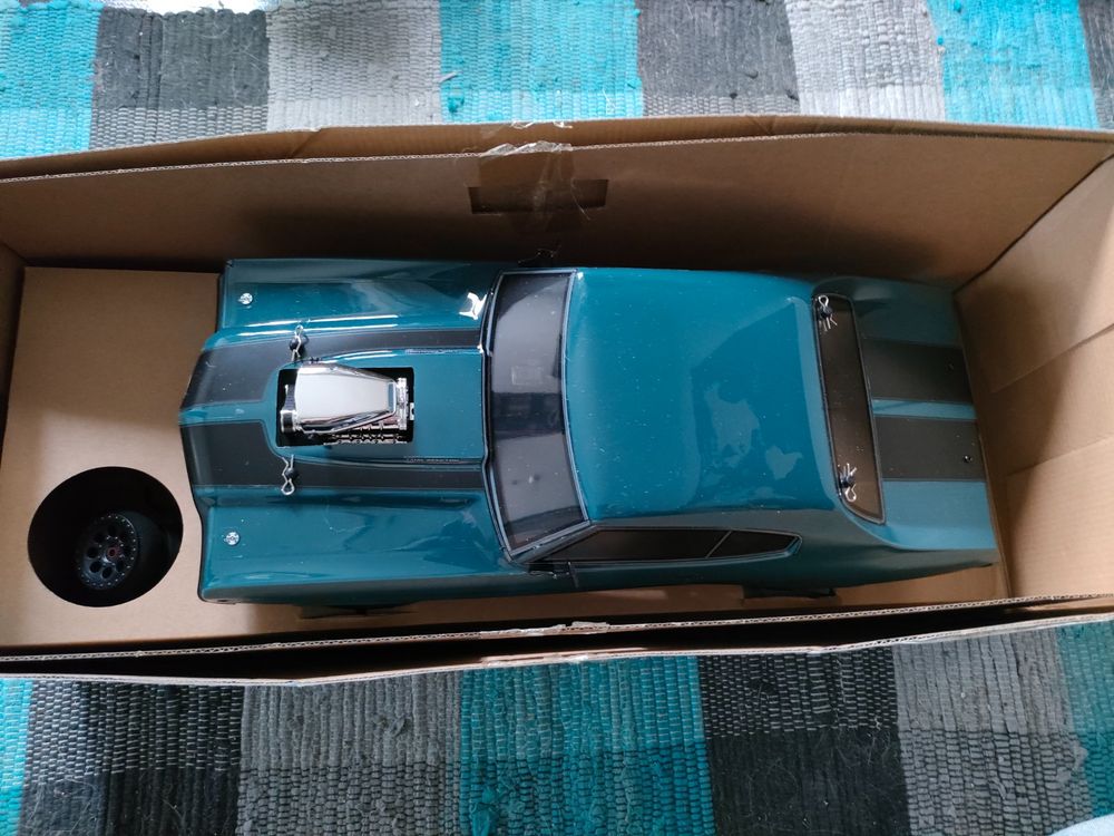 Carrozzeria Kyosho Per 1970 Chevy Chevelle Sovralimentato – Scala 1/10 – Blu Scuro