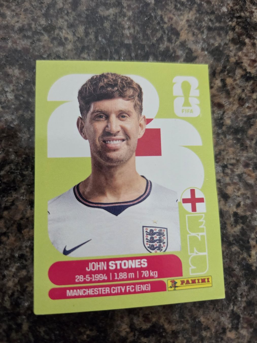 Panini Carte collezionabili: Planini Eng 3 John Stones – Nuovo (secondo la descrizione) da Altdorf UR venduto da Hakala1