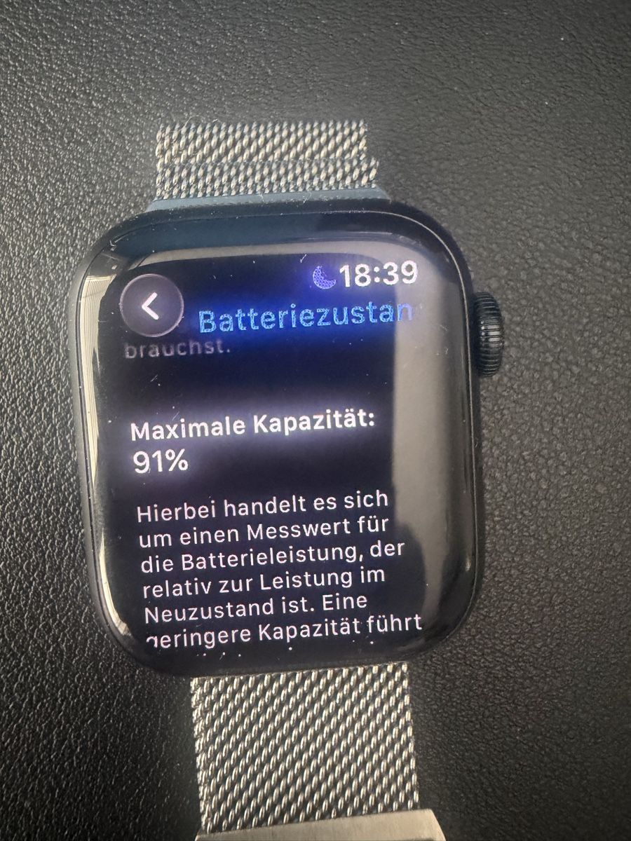 Apple Smartwatch: Apple Watch Series 8, Edelstahl, 41mm – Gebraucht aus Luzern von Garrix41 2