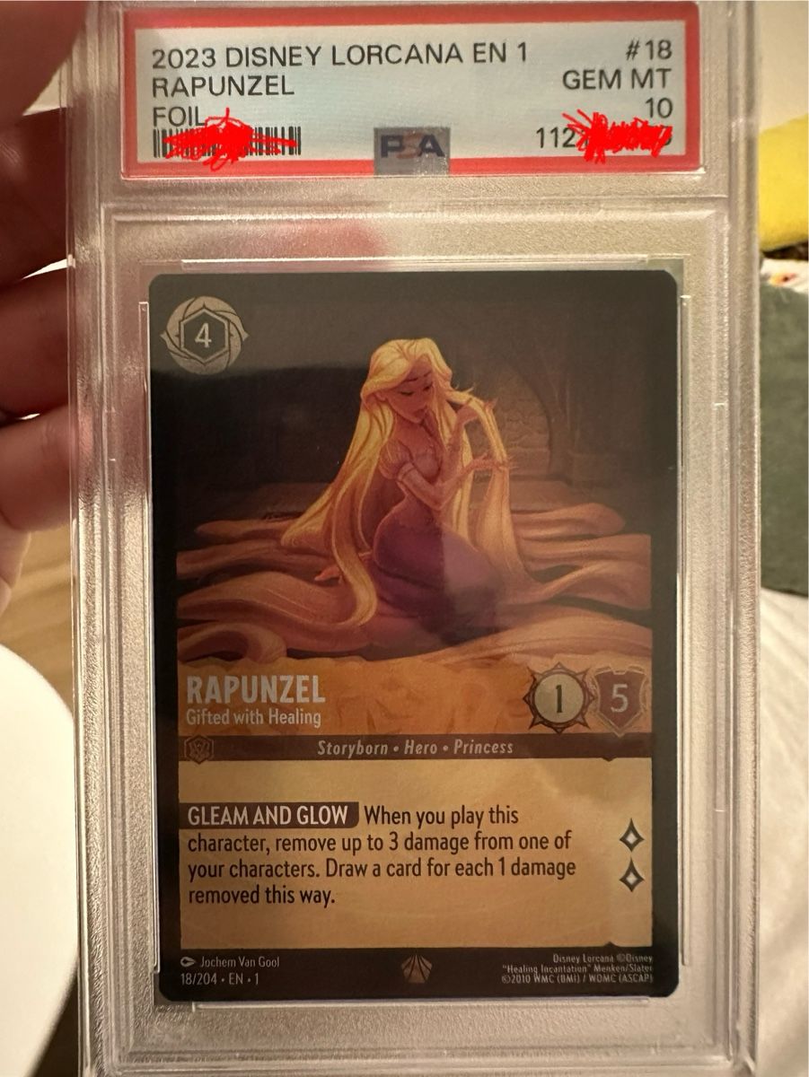 Disney Carte collezionabili: Lorcana - Rapunzel Foil EN-1 - PSA 10 - First chapter – Nuovo (secondo la descrizione) da Kaiseraugst venduto da Flashlight