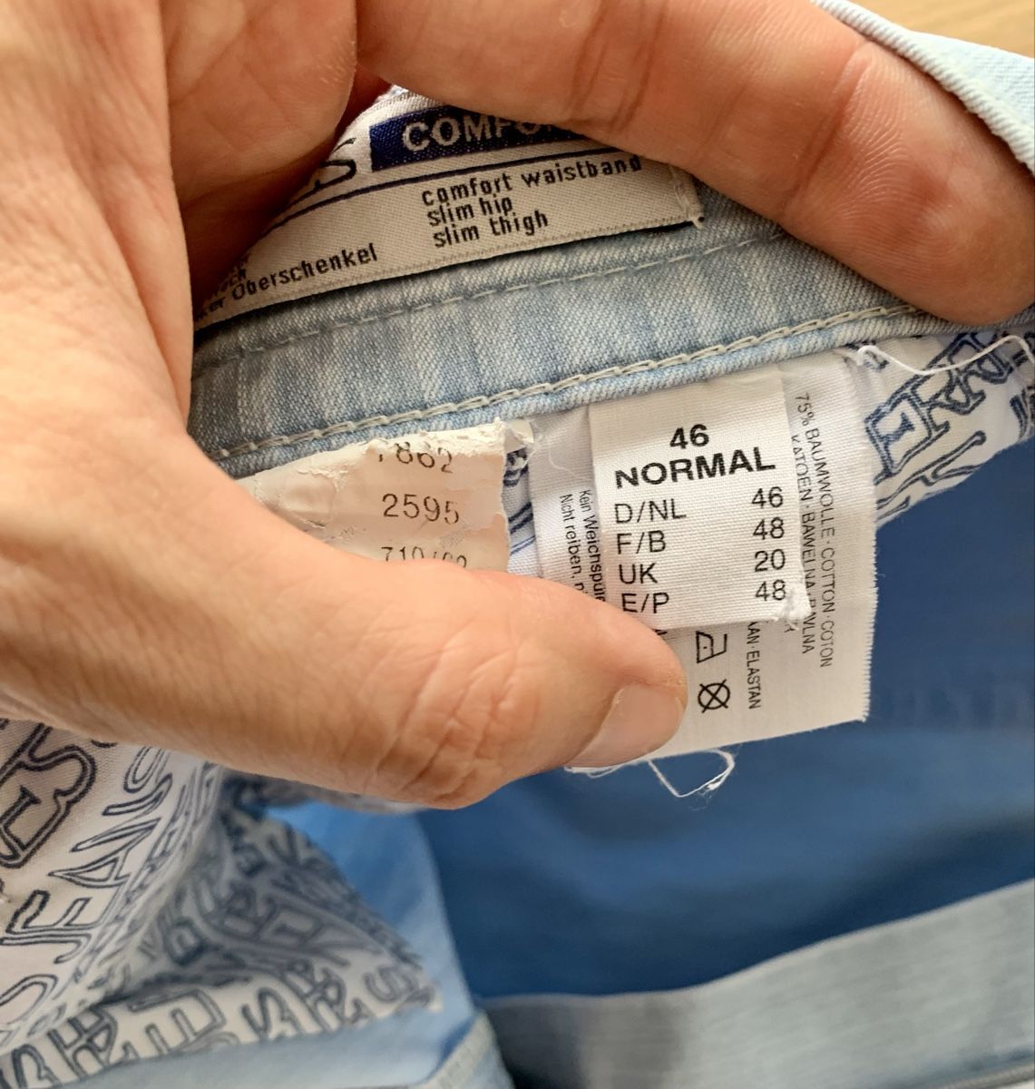 Pantaloni: Pantalon Zerres,  Taille 46 – Usato da Port venduto da granitod 5