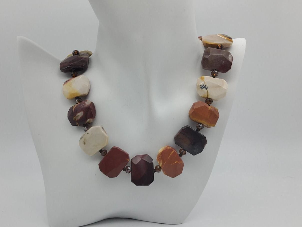 Catenine: Collier Mookaite Jaspis – Nuovo (secondo la descrizione) da Luzern venduto da S.Kern01