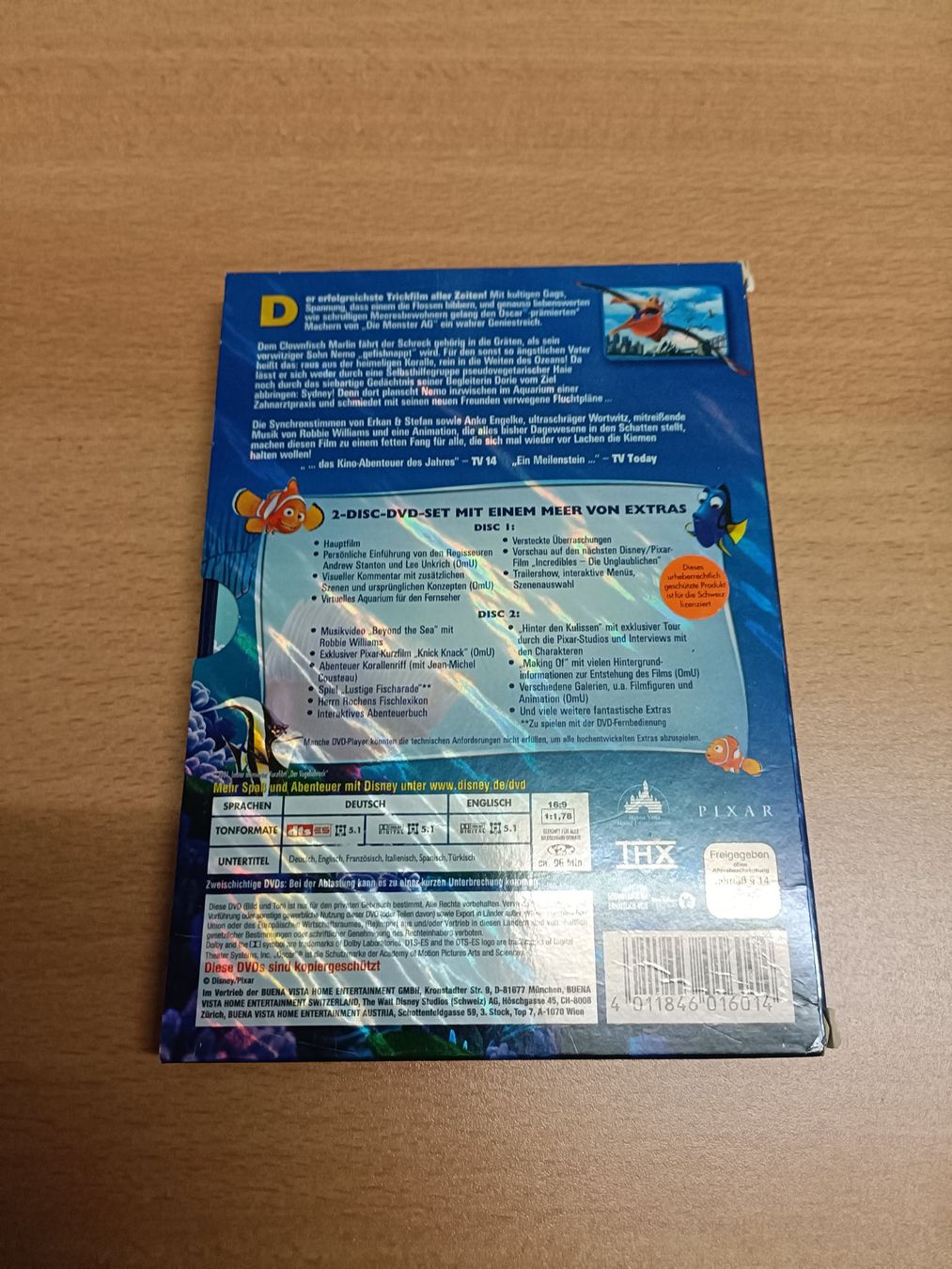 Tutti i DVDs: Findet Nemo (2 Disc-DVD Set) – Usato da Köniz venduto da Movieportal007 1