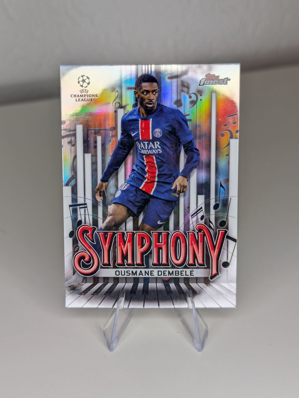 Topps Carte collezionabili: Ousmane Dembele PSG Topps Finest – Nuovo (secondo la descrizione) da Hunzenschwil venduto da BRPCards