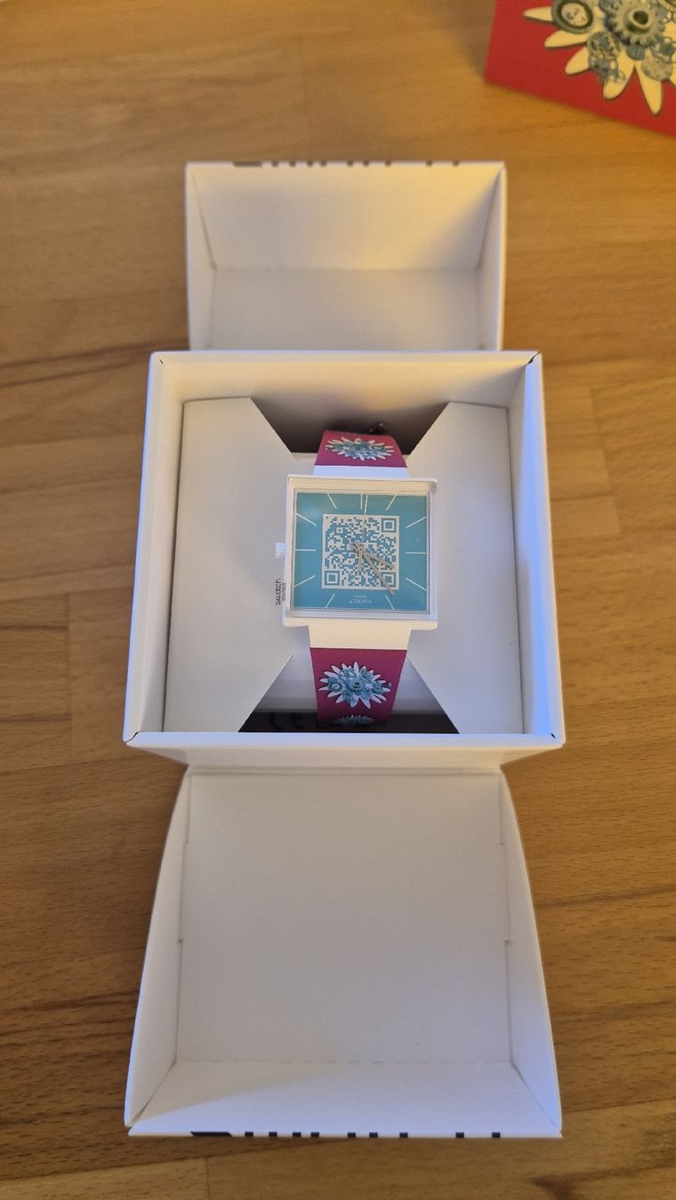 Swatch Orologi: Swatch Uhr QR Code Swiss blau – Nuovo (secondo la descrizione) da Volketswil venduto da ben_2b9w 1