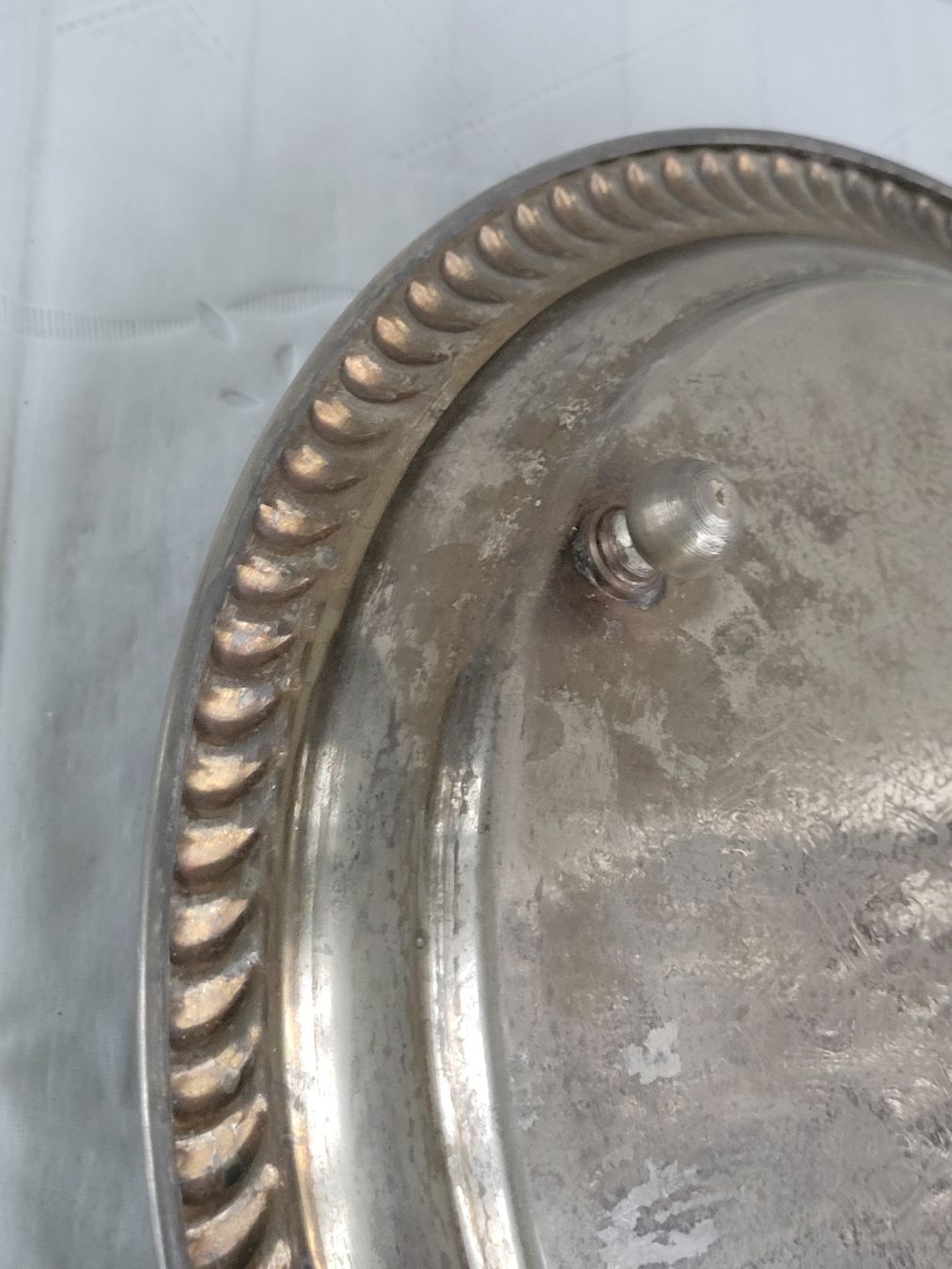 Servierplatten: Antikes Tablett versilbert  – Gebraucht aus Buttikon SZ von Corendo 3