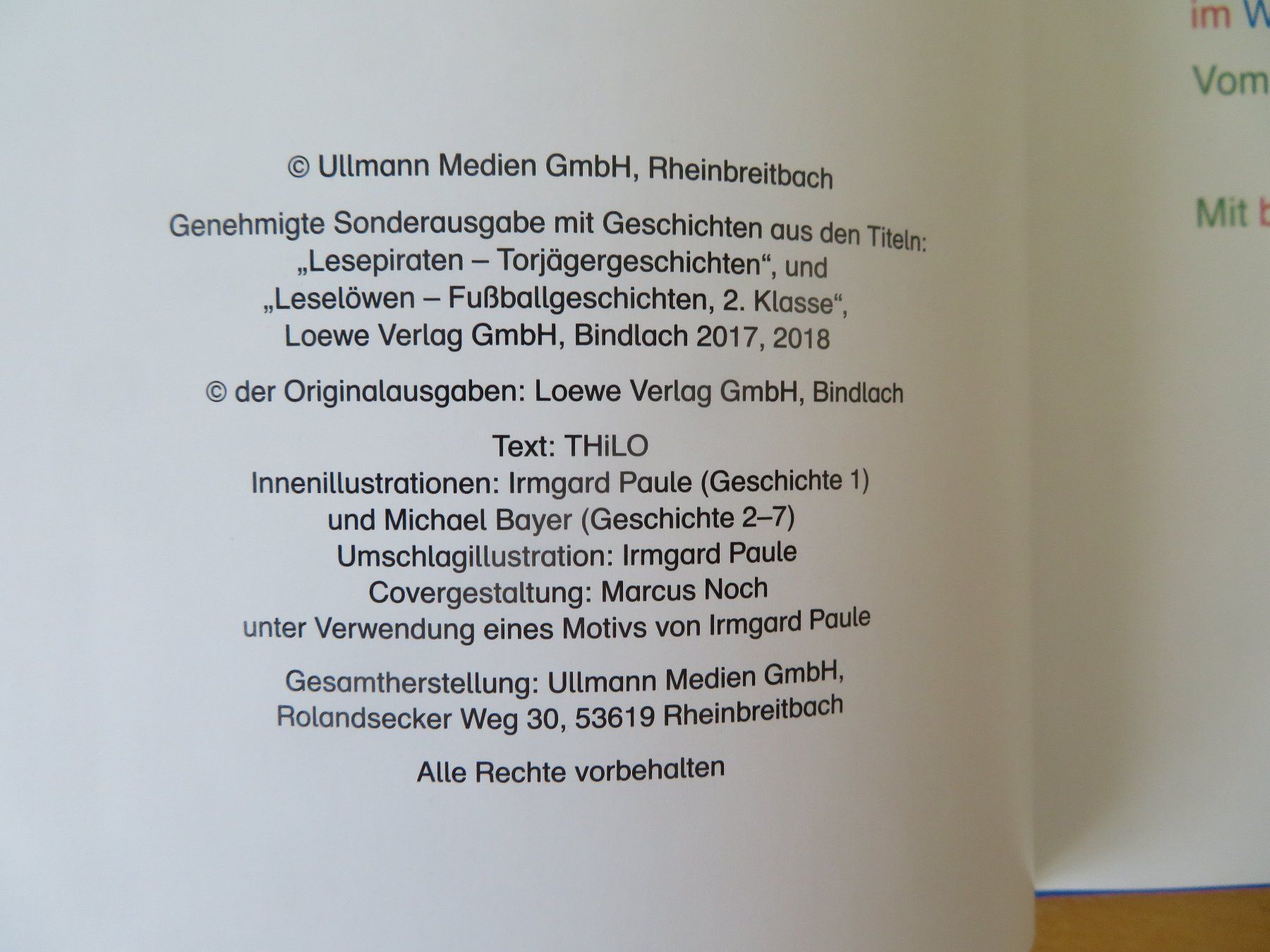 Bücher: Leselöwen  "Fussballabenteuer" – Gebraucht aus Zürich von piroma 5