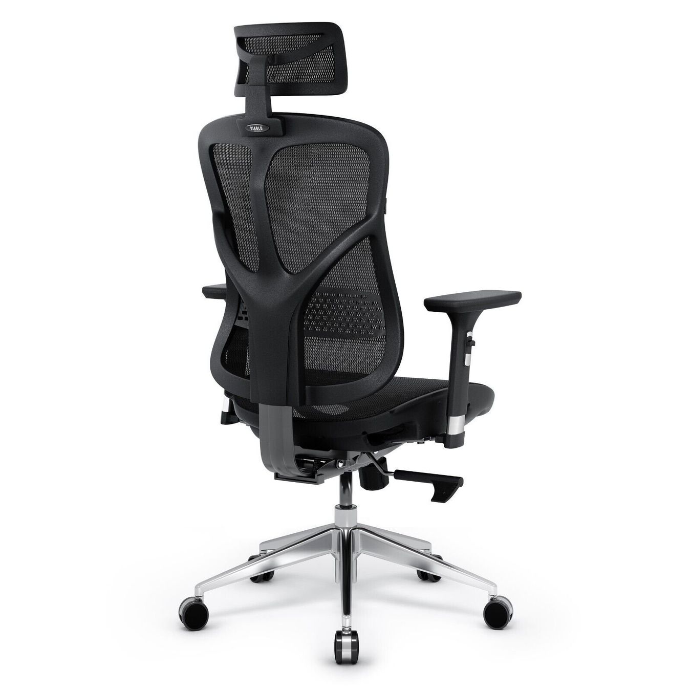 Sedie: Ergonomischer Schreibtischstuhl Diablo V-Basic - Schwarz – Nuovo e nell'imballaggio originale da Wallenwil venduto da toesstal-vertrieb 3