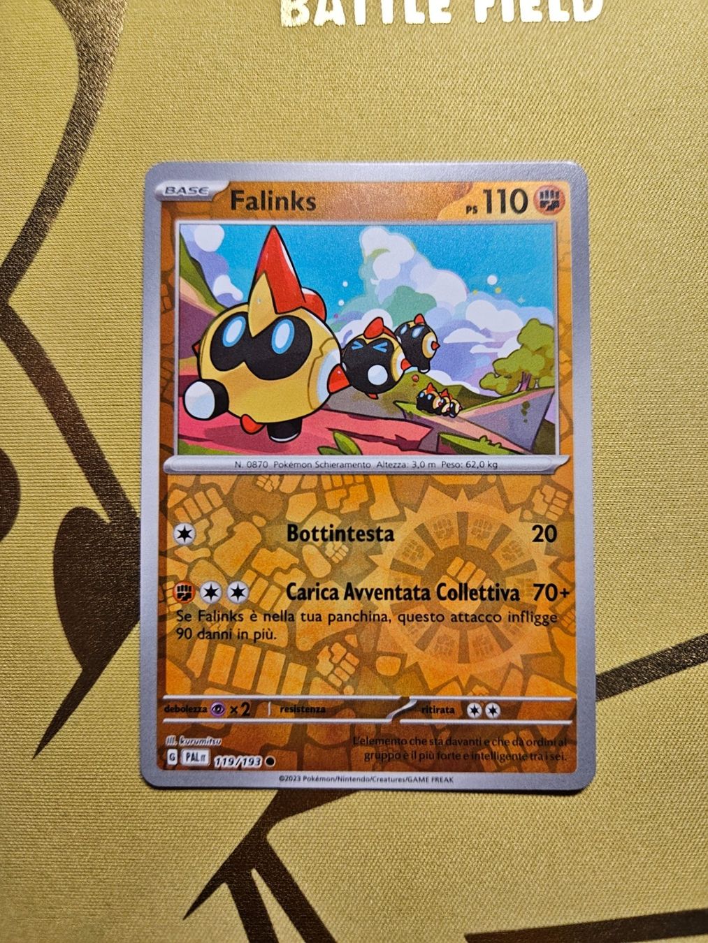 Pokémon Sammelbilder & Trading cards: Paldea Evolved - Falinks – Gebraucht aus Bellinzona von Pokemarco