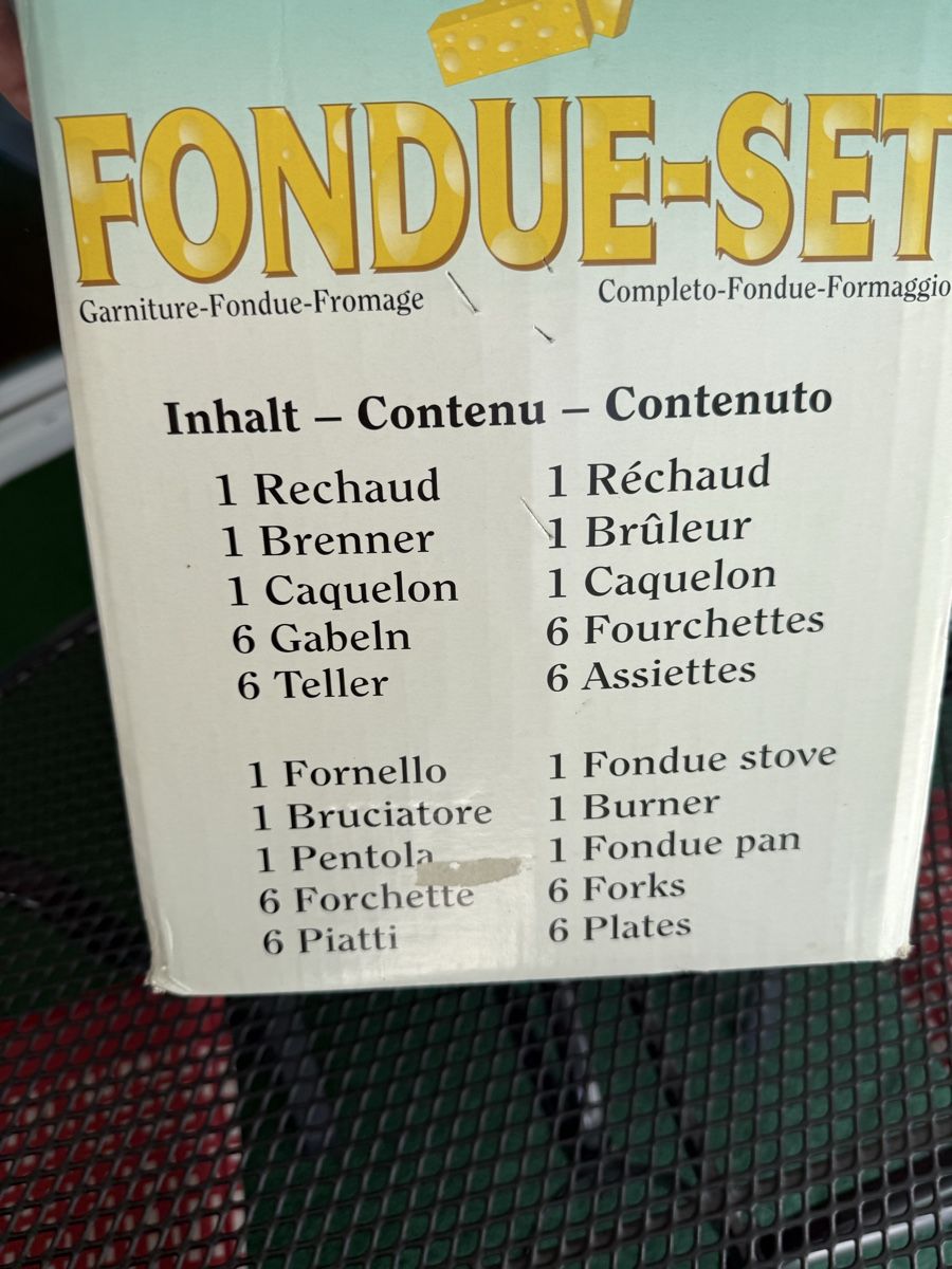 Geschirrsets: Fondue-Set – Gebraucht aus Rothrist von Lon28 4