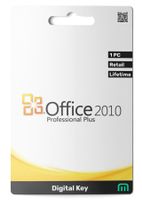 Office Professional Plus 2010 - 1PC - Dauerhafte Aktivierung