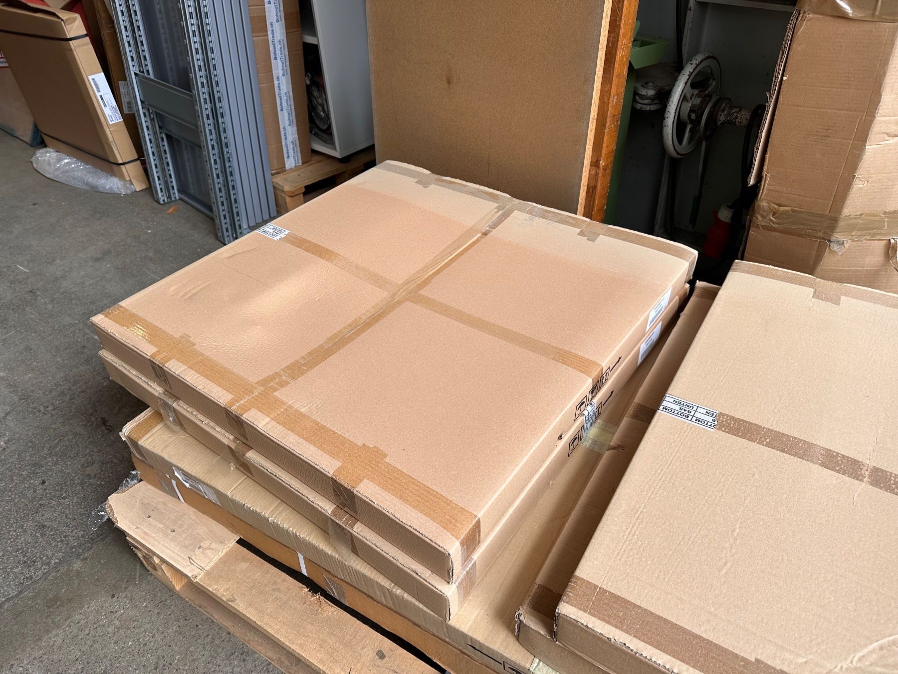 Tische: Stahlrohrtisch,  Sitzungstisch , B800xT800x720mm – Neu und originalverpackt aus Necker von liq24 1