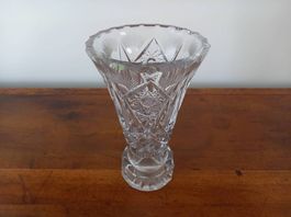 Grand vase cristal, design sixties