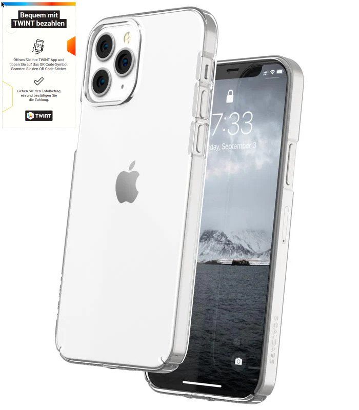 Cover & Protezioni schermo: iPhone 12 Pro Max Hülle Slim Transparent Soft‑Case – Nuovo e nell'imballaggio originale da Wabern venduto da Technologiaaa