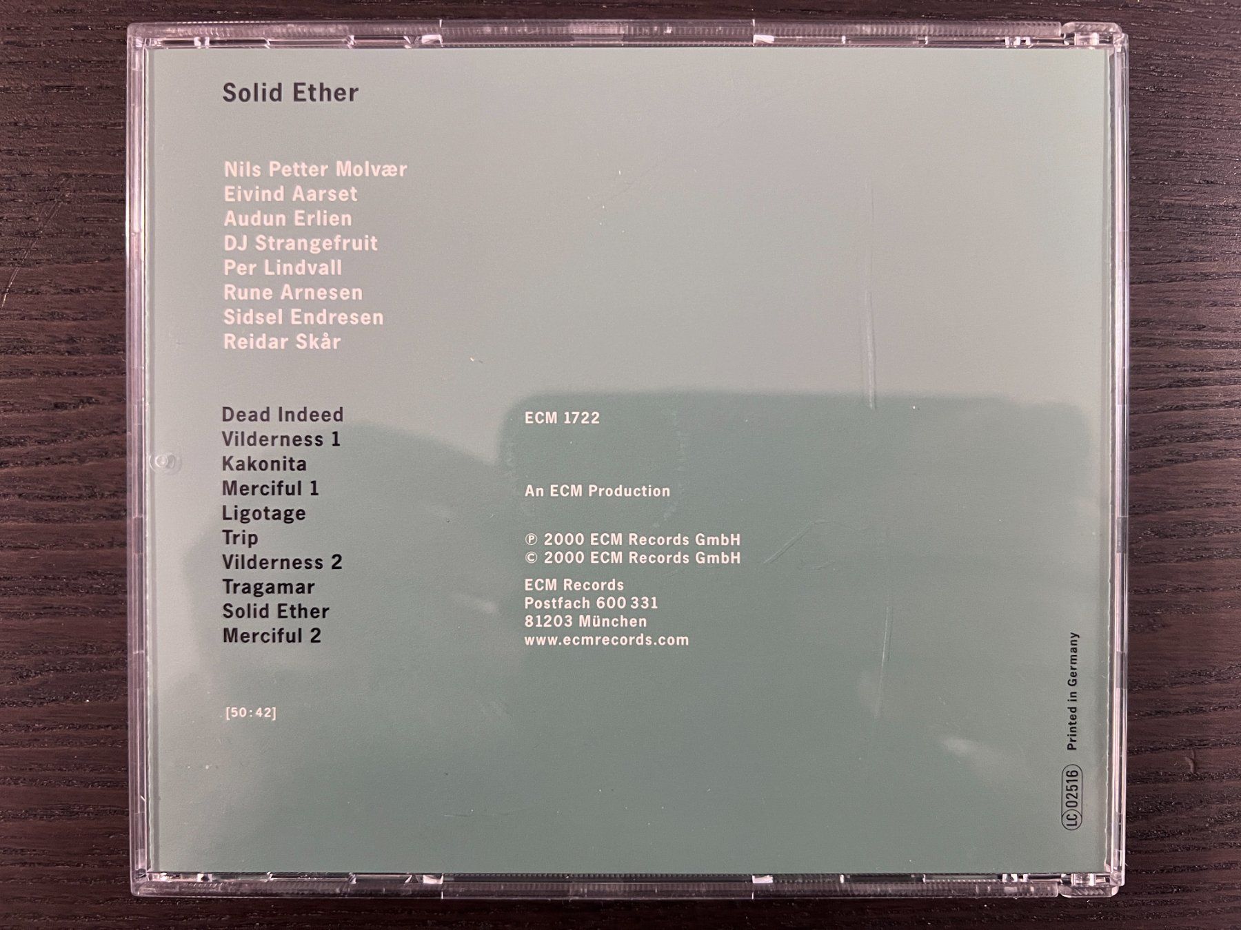 CD: Nils Petter Molvær - Solid Ether – Usato da Zürich venduto da MusikFreunde 1