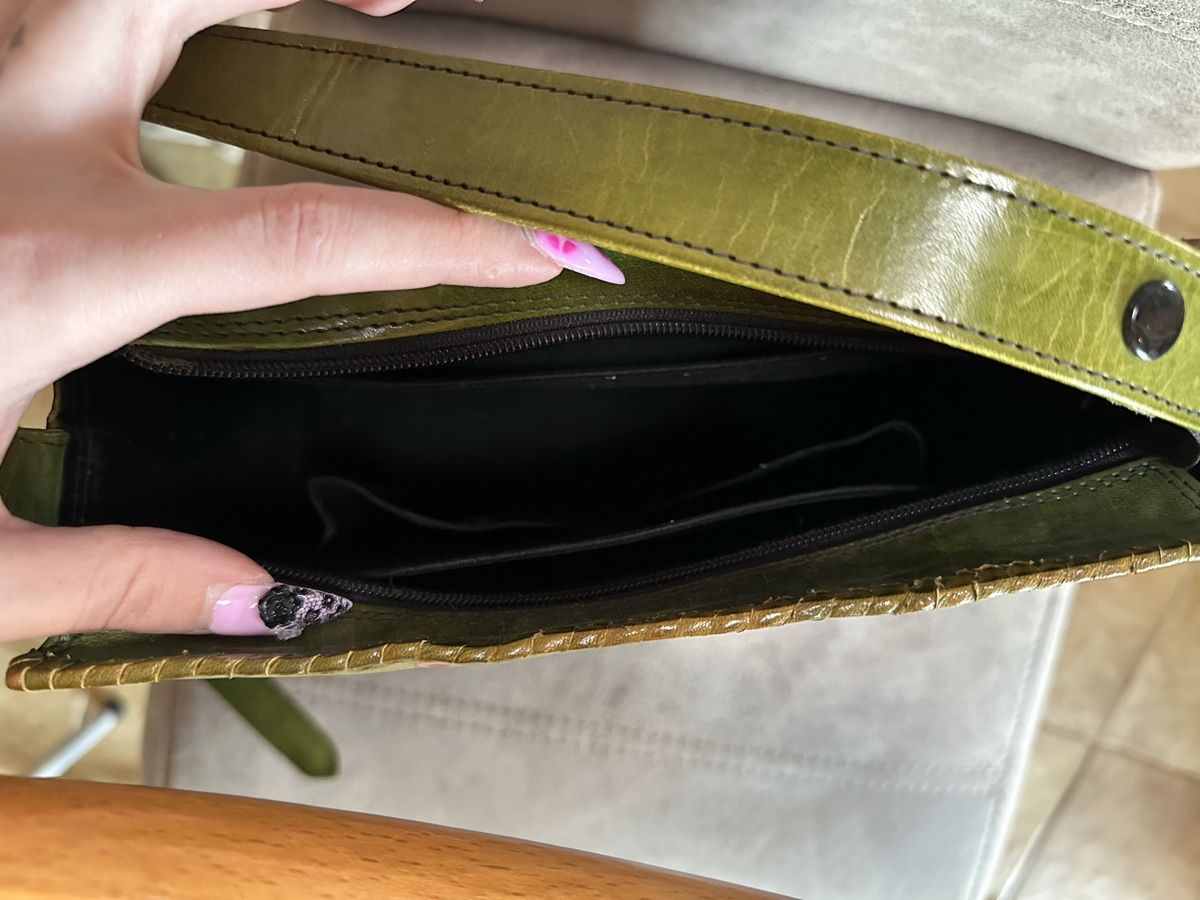 Borse da donna: Sac vintage à fleurs vert – Usato da Corgémont venduto da Chloesellsthings 3