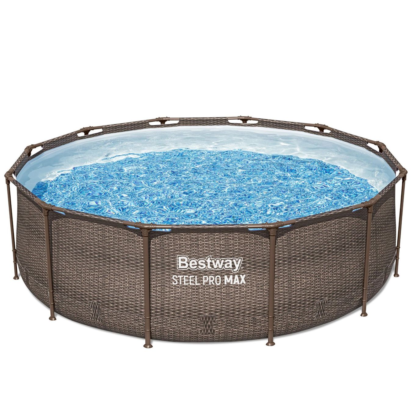 Bestway Piscine: Bestway Pool Set Rattan-Optik 366 x 100 cm – Usato da Meilen venduto da Supernovlicum