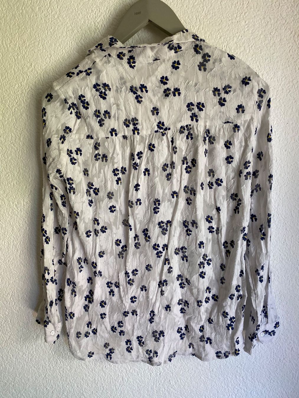 Gérard Darel Camicette: halbtransparente Seidenbluse, Gerard Darel Gr. 42 (fr) – Usato da Spiegel b. Bern venduto da corn2009 3