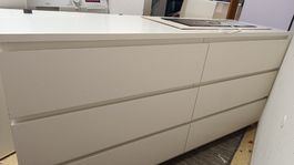 Kommode weiss 6 Schubladen gebraucht