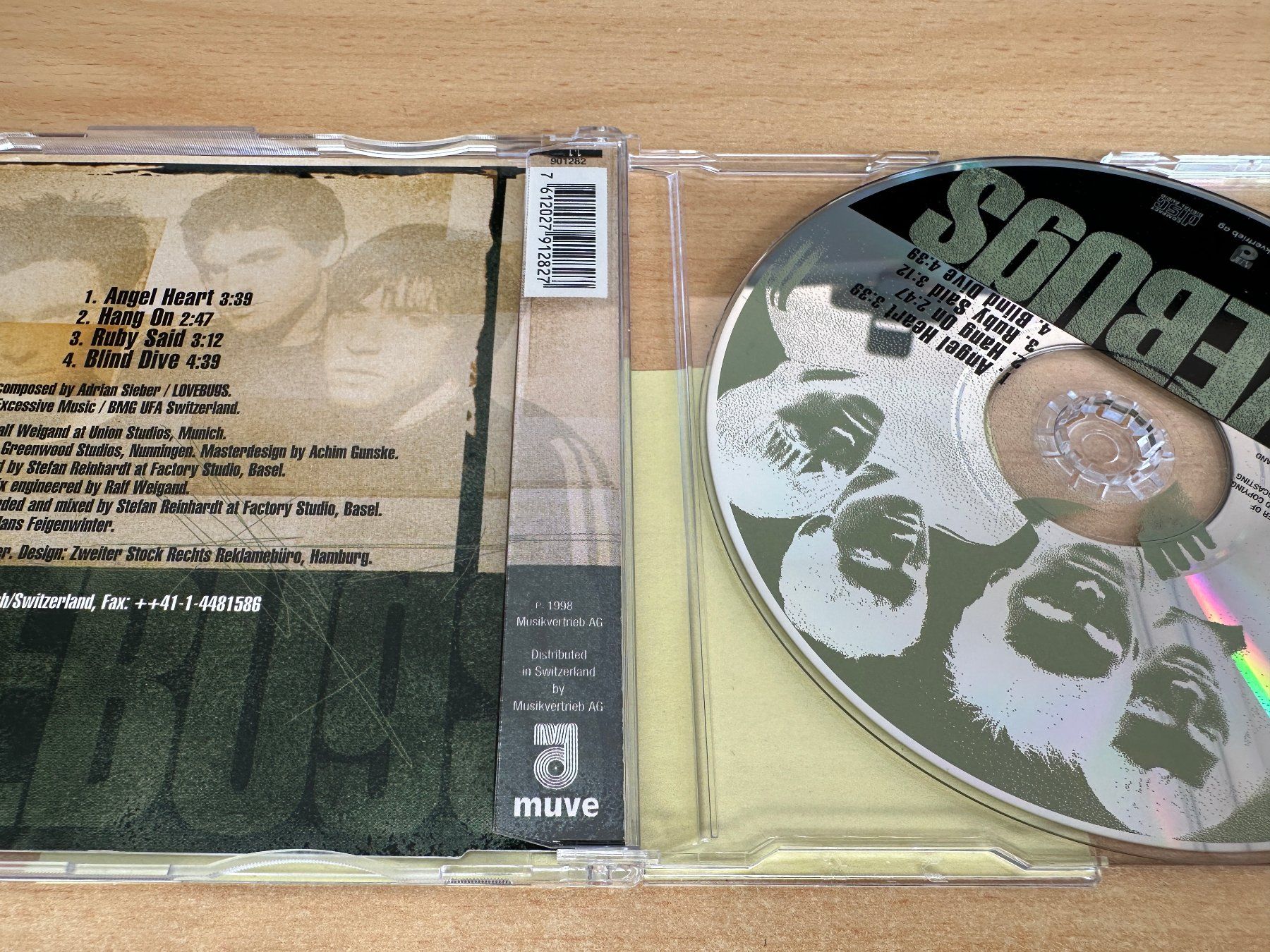 CD: Lovebugs – Angelheart - Single CD – Usato da Rikon im Tösstal venduto da Alpenmutz 1