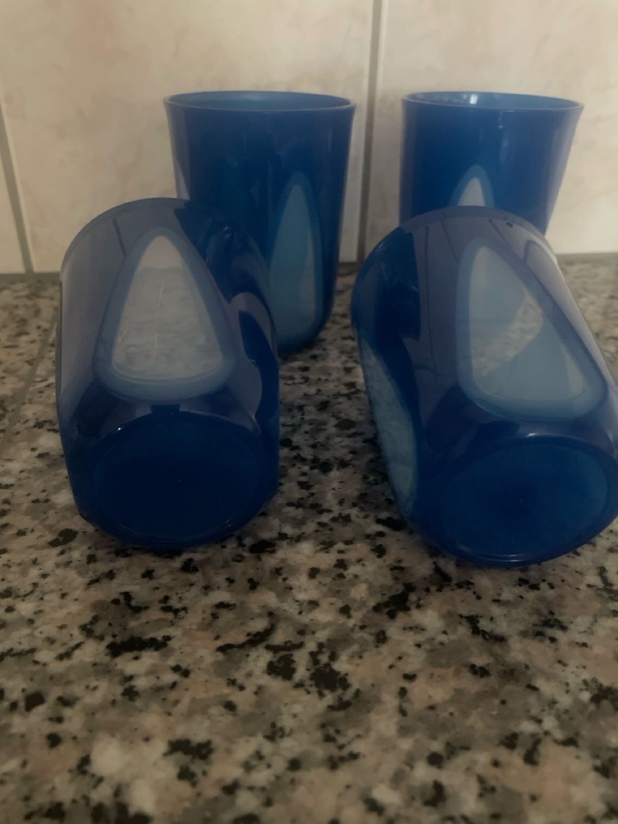 Tupperware Behälter & Ähnliches: 4 blaue Trink-Becher von Tupperware – Neu (gemäss Beschreibung) aus Kaiseraugst von KlausSina 3