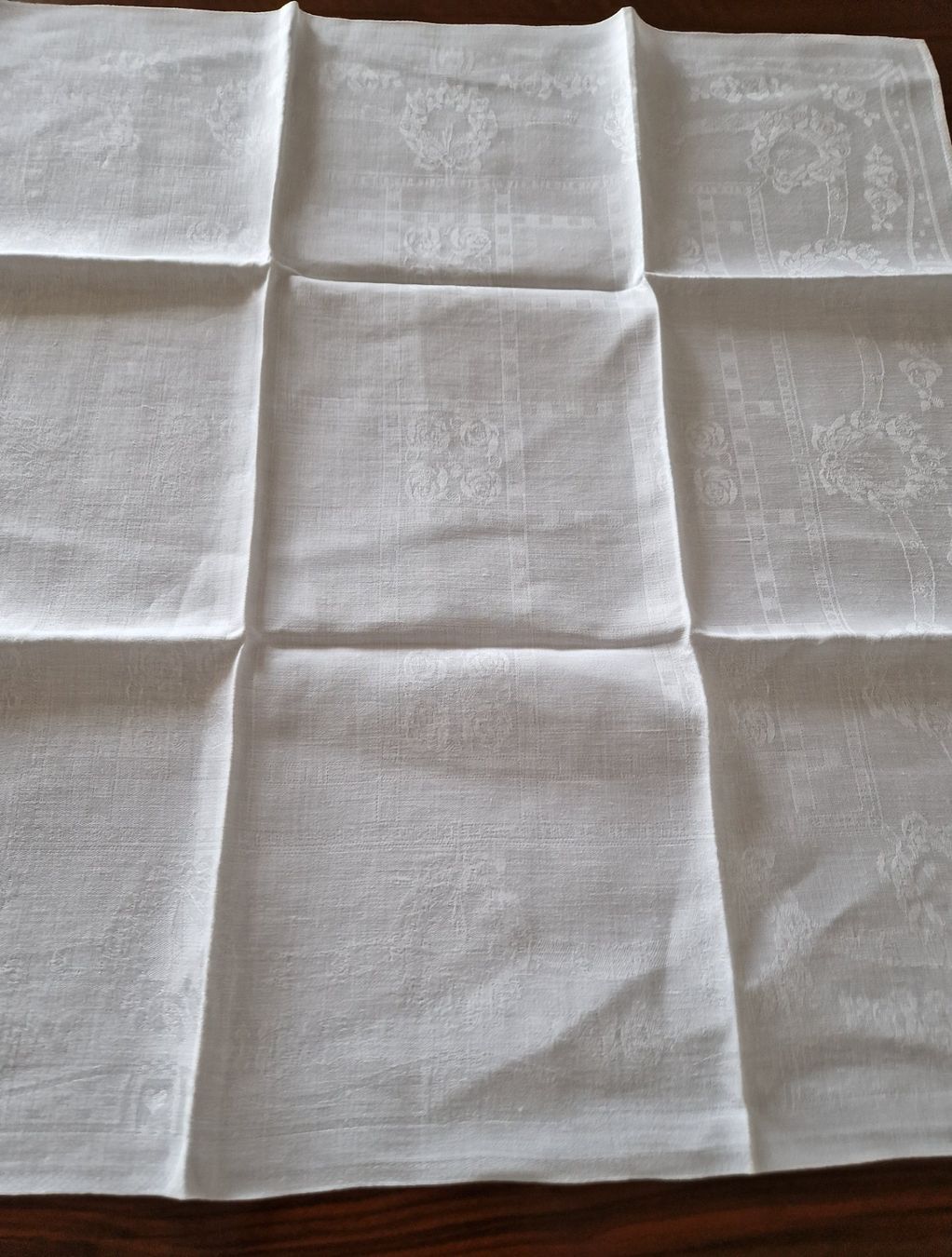 Tovaglioli: Leinedamast Servietten mit Monogramm GF – Nuovo (secondo la descrizione) da Bern venduto da Antikbatik 5