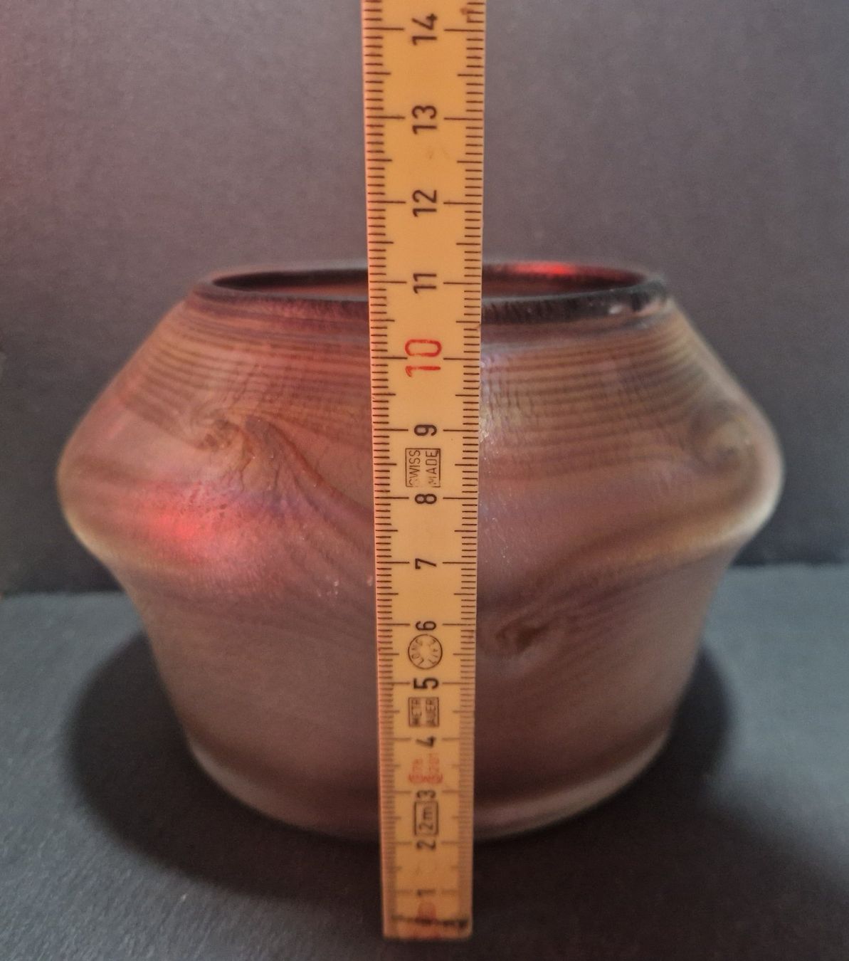 Vasi & Recipienti: Eisch Studioglas Vase Irisierend - Signiert – Usato da Winterthur venduto da Sadega 5