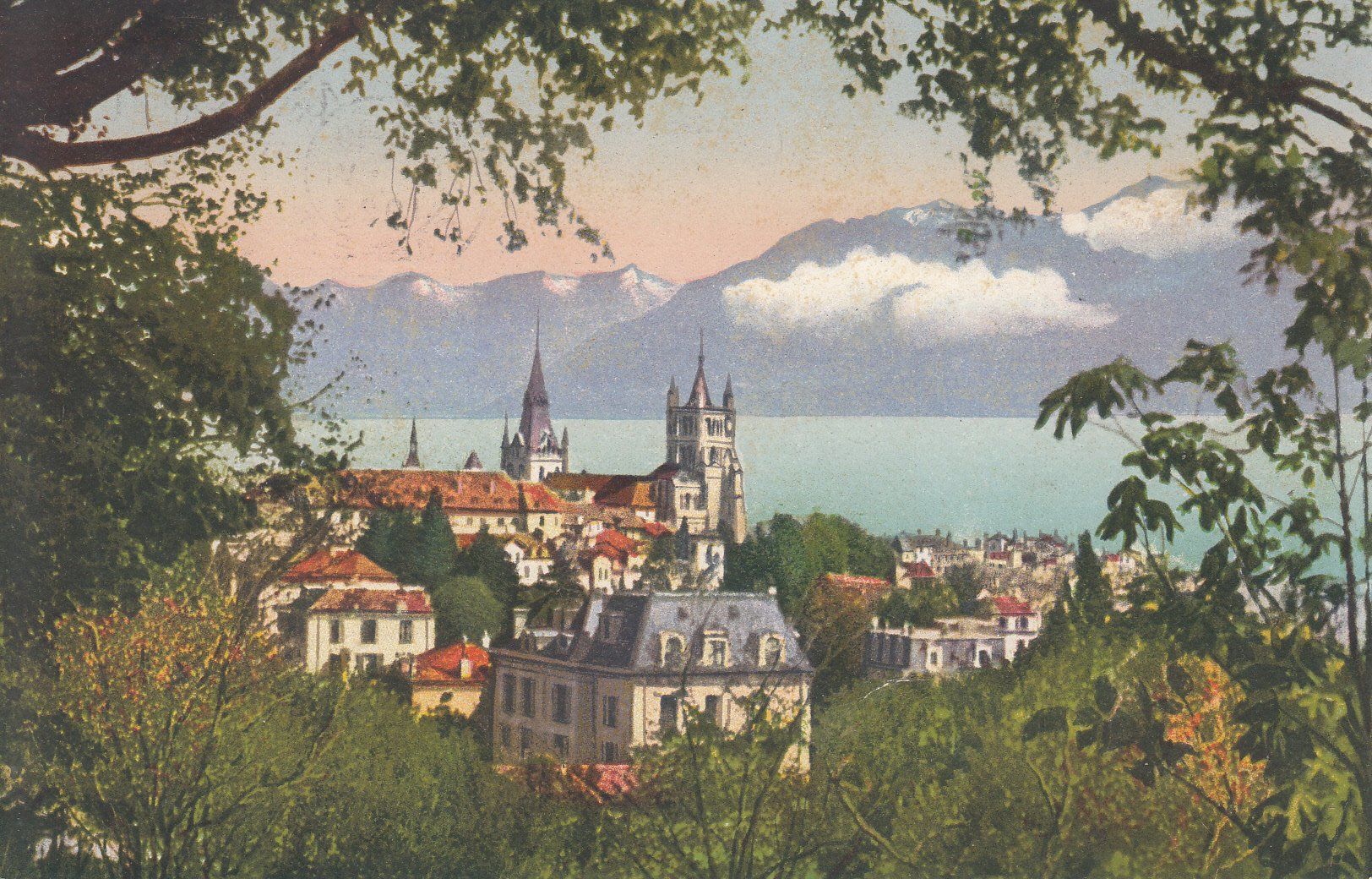 Cartoline postali: Lausanne 1923 – Usato da Bürglen TG venduto da StampGraf