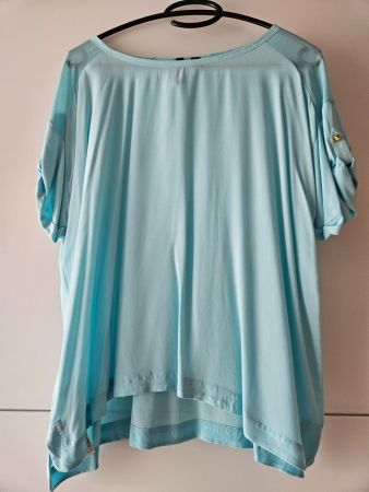 Blaue Bluse von Mango