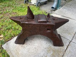 Amboss Metall gebraucht ca.100 Jahre alt 62 kg