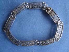 Filigranes Armband Silber 800 / 18 cm