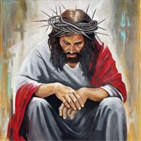 JESUS - Ölbild 80x80