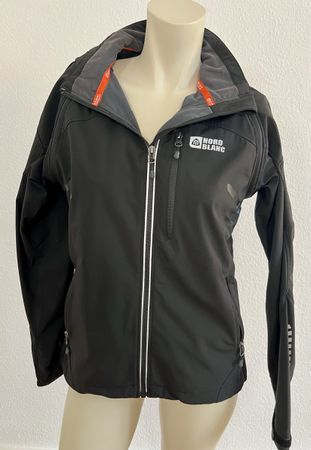 🖤 Norblanc Damen Softshelljacke Gr. 36 Schwarz Sportlich 🖤