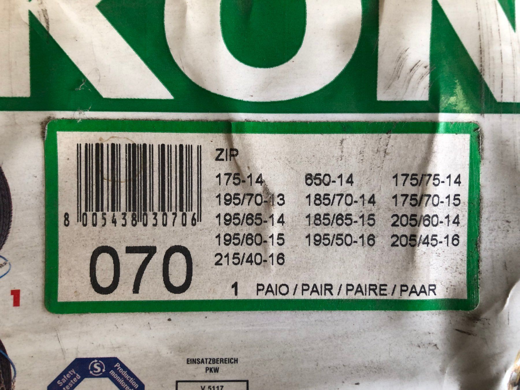 König Catene da neve: König Schneeketten – Nuovo e nell'imballaggio originale da Kriessern venduto da schwedenstahl_fan 2