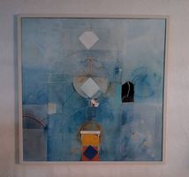 Aquarell No 7, Warme Basis von Carlos Dussvon Carlos Duss,