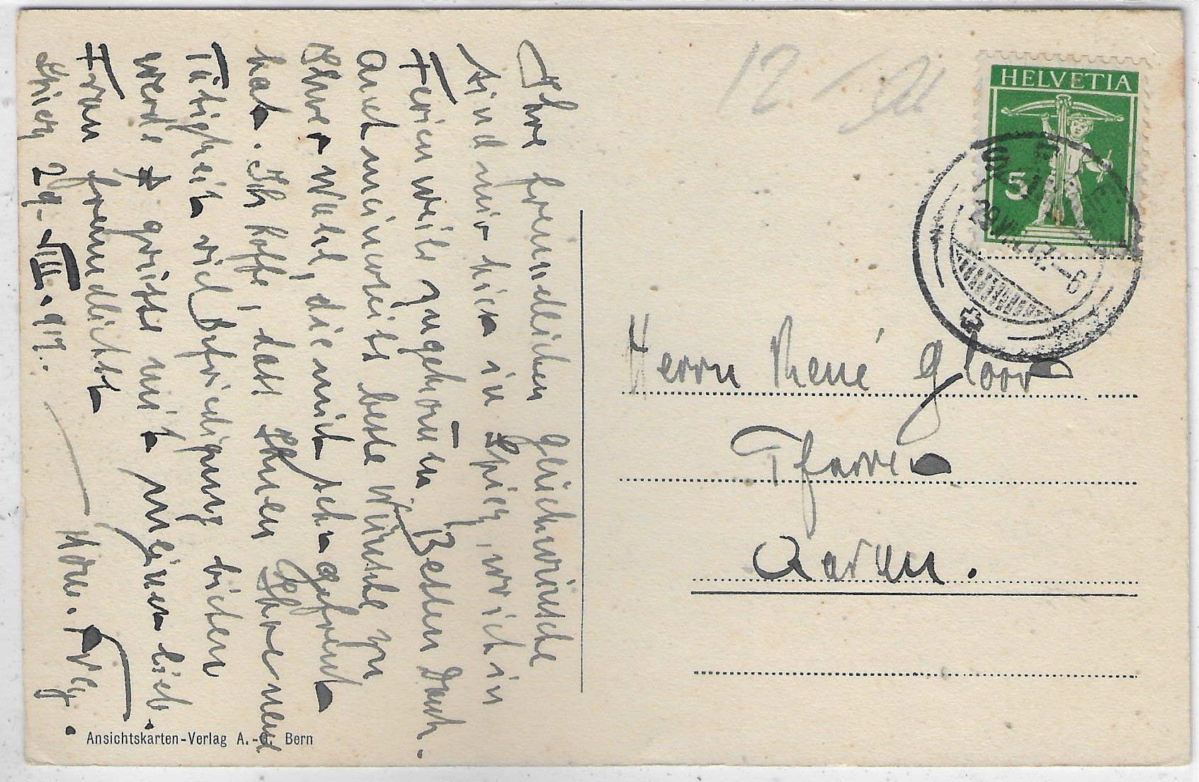 Cartes postales: Wimmis - Schloss mit Burgfluh – D'occasion à Ettingen par Kartenplanet 1