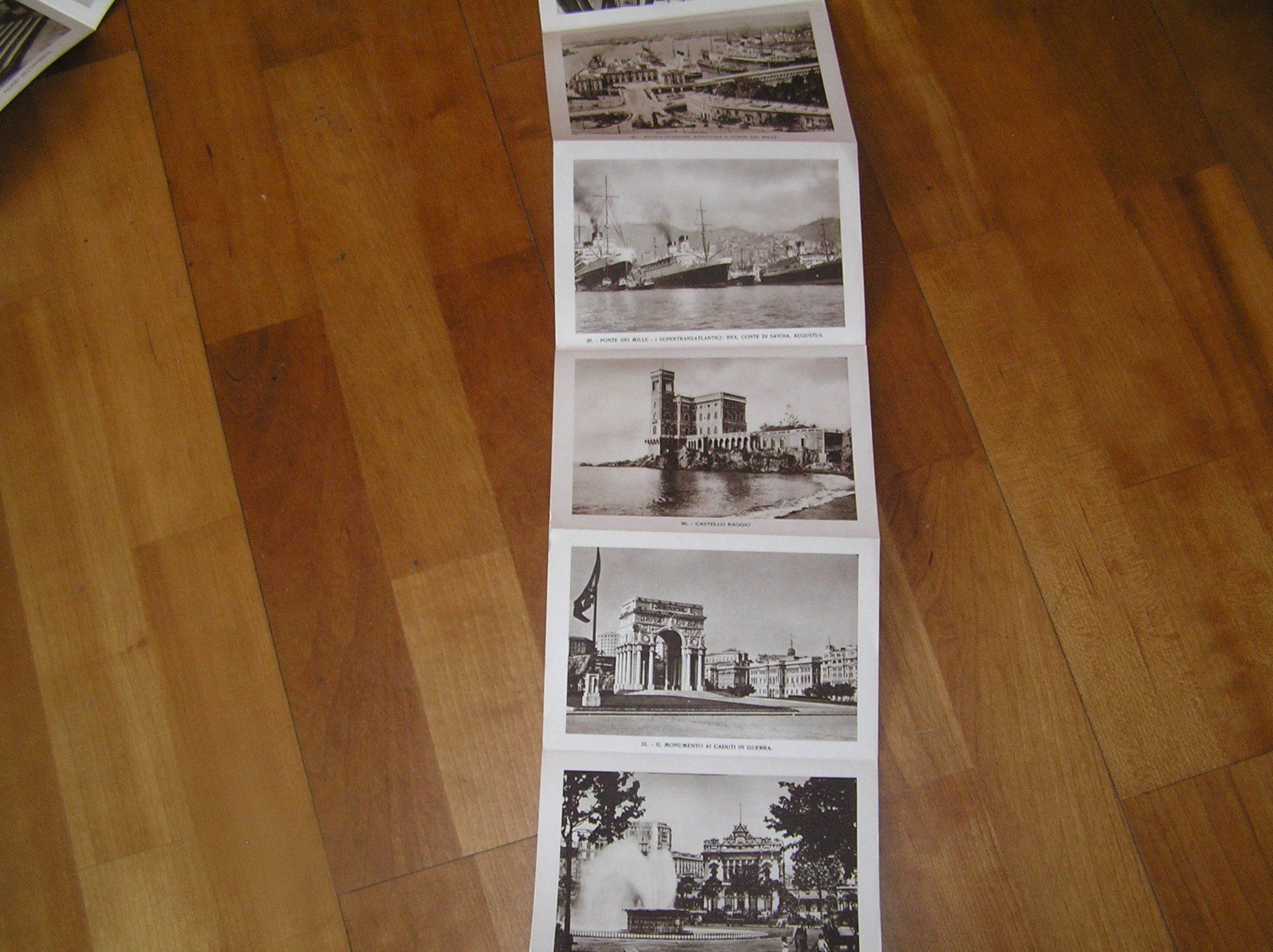 Cartoline postali: 40er Alte kartenblock über Genua – Usato da Lumbrein venduto da made02 6