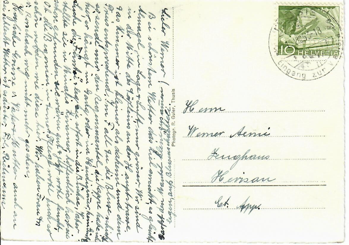 Cartes postales: Andeer mit Schamserberg – D'occasion à Hochdorf par Ziegel-16 1