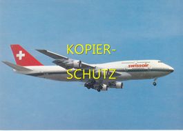 Flugzeug Boeing 747-300 der Swissair /bc