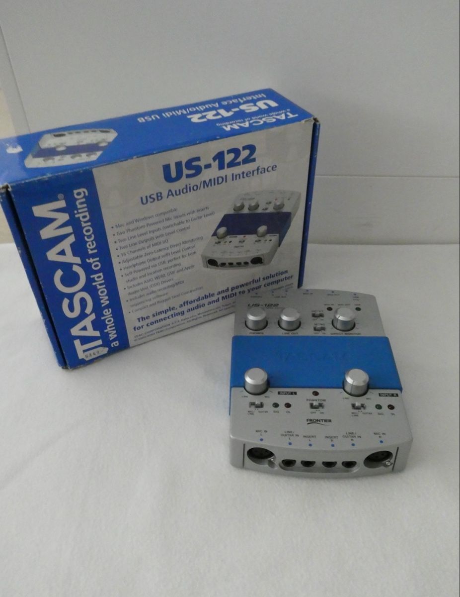 Strumenti musicali: Tascam US-122 USB Audio/ MIDI Interface – Usato da Zürich venduto da sca_9yxp 2