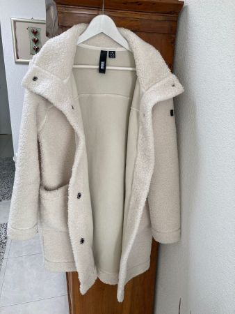 Mantel Wintermantel Gr. 38 helles Beige