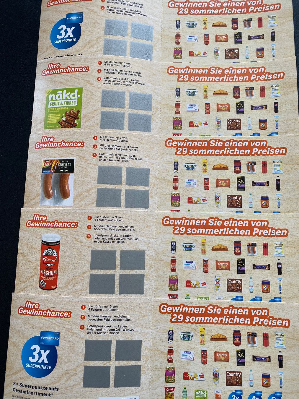 Gutscheine: Grill Win Coop / 5 Stk – Neu (gemäss Beschreibung) aus Uetliburg SG von GK2004 1