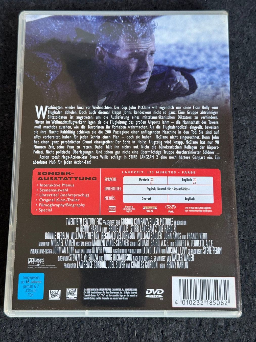 Tous les DVDs: Stirb langsam 2  "Die Hard 2 " DVD DE/EN Bruce Willis – D'occasion à Fribourg par tschjoly 1