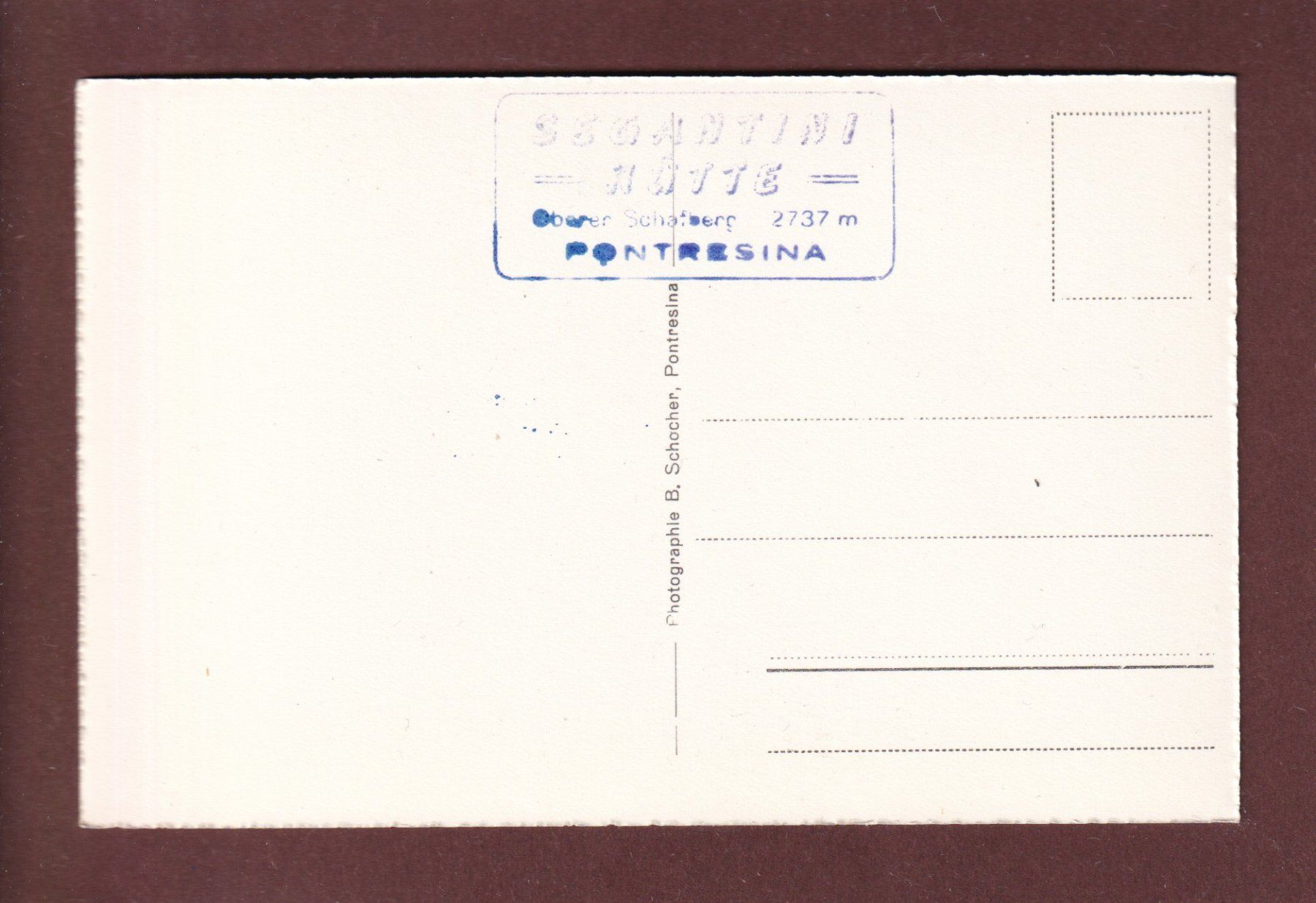 Cartoline postali: BERNINA-GRUPPE – Usato da Pully venduto da nicecards 1