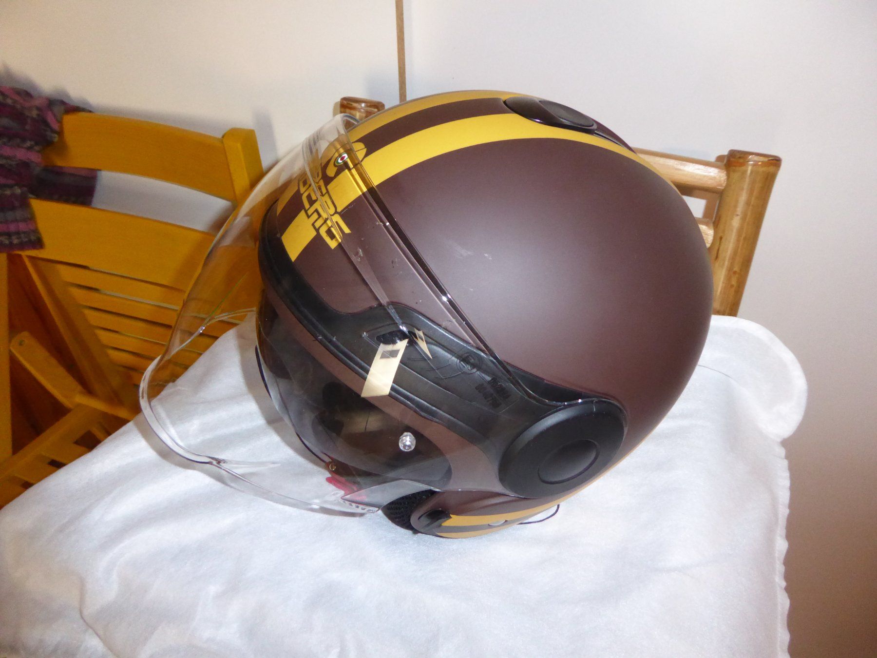 Caschi & visiere: Motorrad- / Roller/ Töffli Helm – Nuovo (secondo la descrizione) da Romanshorn venduto da beckli20 3