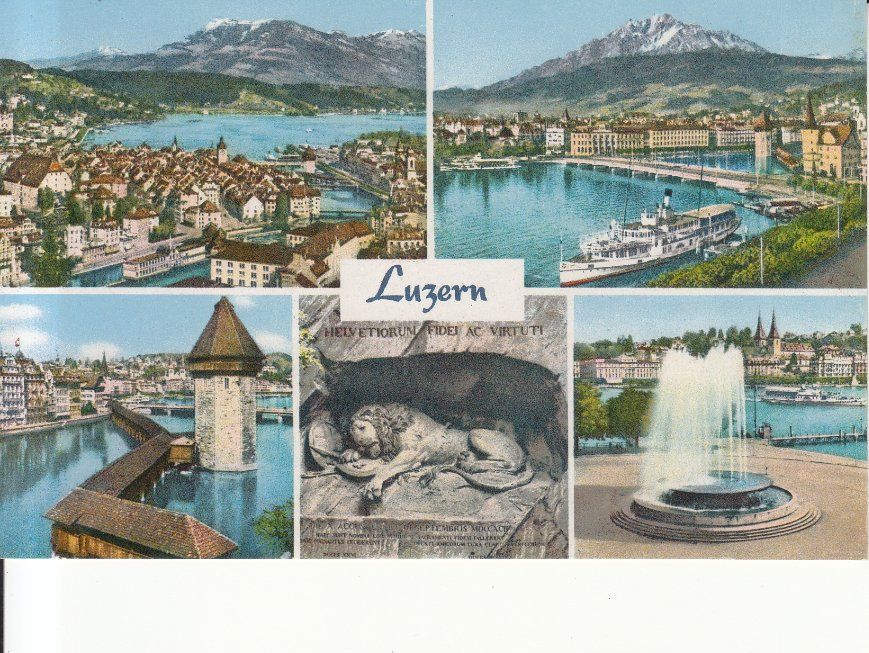 Cartoline postali: Luzern  ca. 1960 – Usato da Bürglen TG venduto da StampGraf