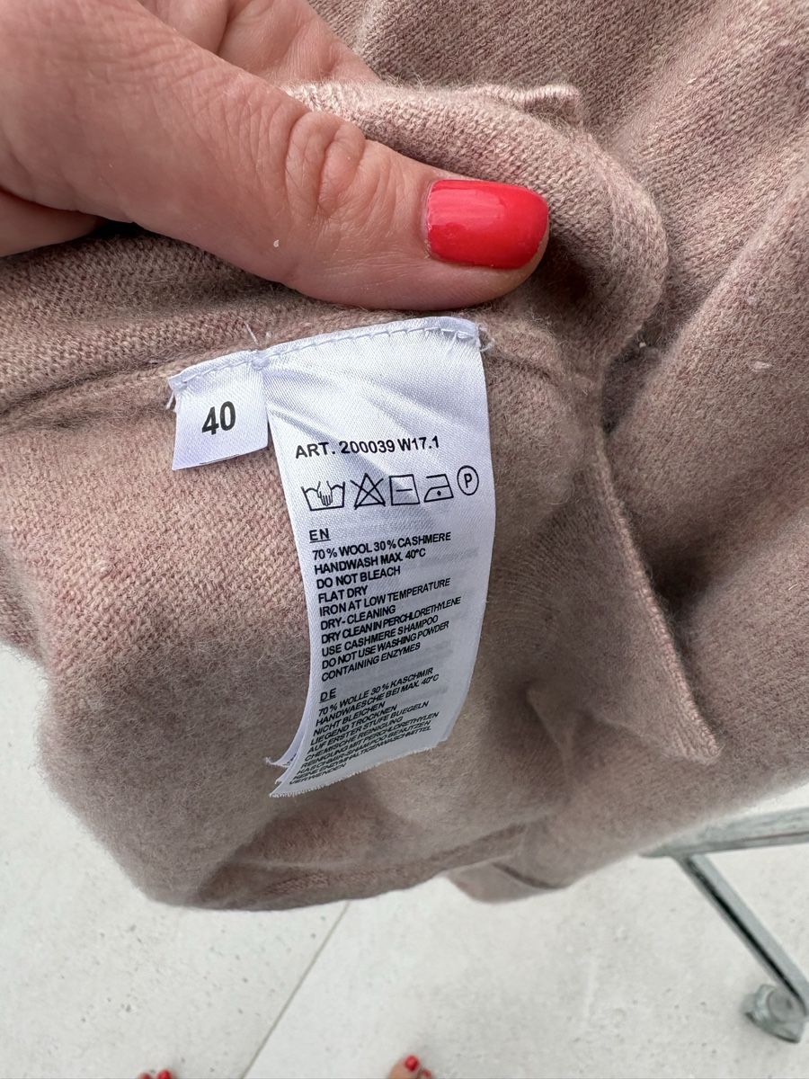 Repeat Maglioni & Felpe: Feinste Kaschmir Wolle Pullover V-Ausschnitt Gr 40 Frühlings – Nuovo (secondo la descrizione) da Hinterkappelen venduto da AlexBaumann80 3