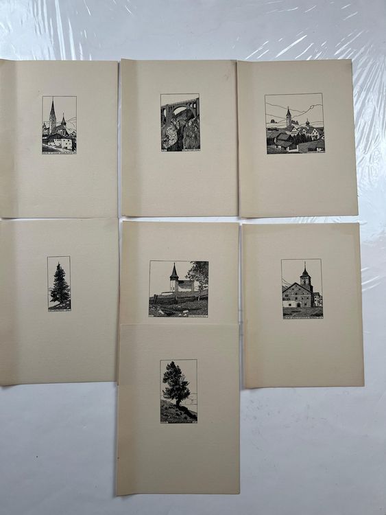 7x Verschiedene Schweizer Lithos Kaufen auf Ricardo