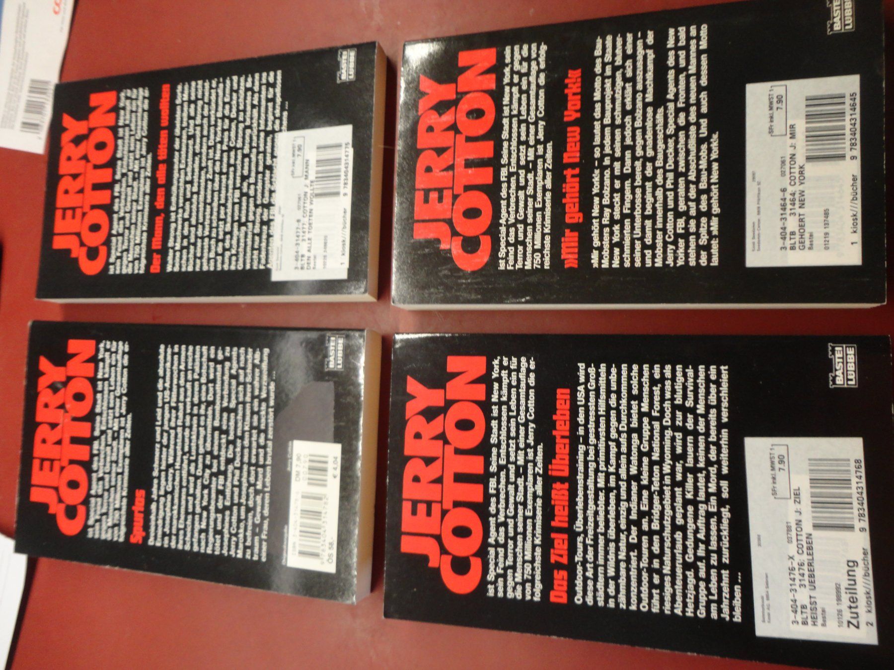 Libri: Jerry Cotton (Viererpack) – Usato da Villmergen venduto da Venusmond 1
